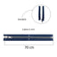 70cm divisible nickel silver metal zipper with 5mm chain