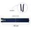 70cm divisible gunmetal metal zipper with 5mm chain