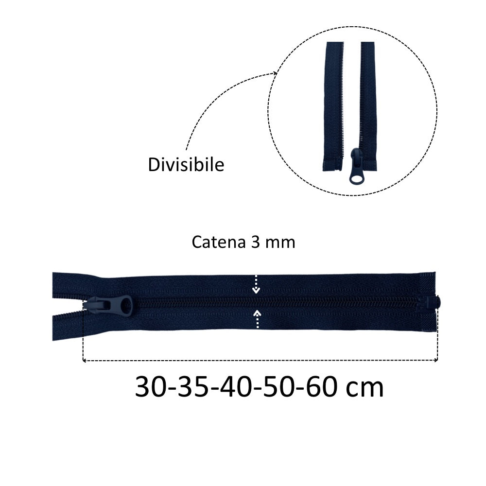 Divisible spiral clasp chain 3 1185/0