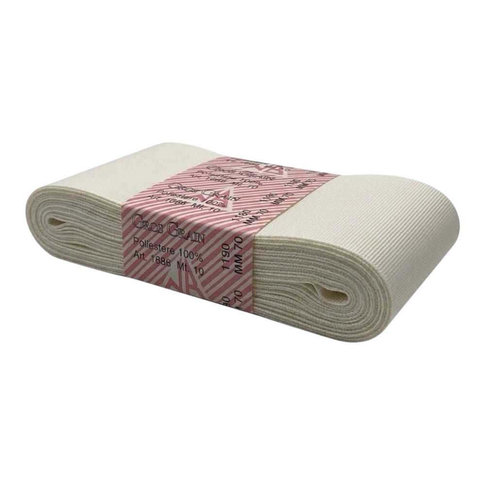 Gros grain n 20 H cm 7 poliestere 100% articolo 1686/20 metri 10