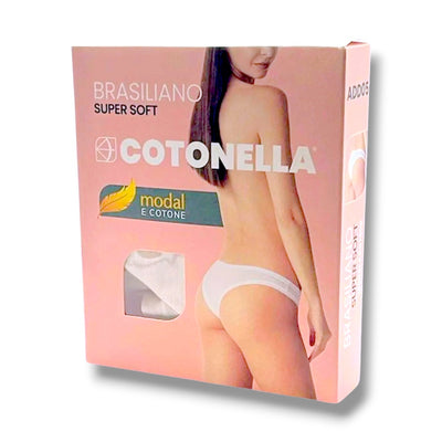 Cotonella Women's Brazilian Briefs in super soft modal cotton, item ADD05