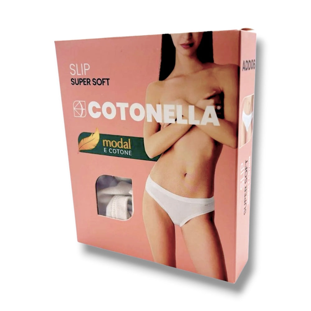 Cotonella women's briefs in super soft modal cotton, item ADD06