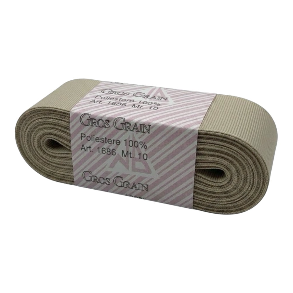 Gros grain n 9 h cm 4 100% polyester article 1686/9 10 meters