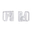 Gancio per reggiseno in plastica passo mm 14  interno articolo 16626 coppie 6
