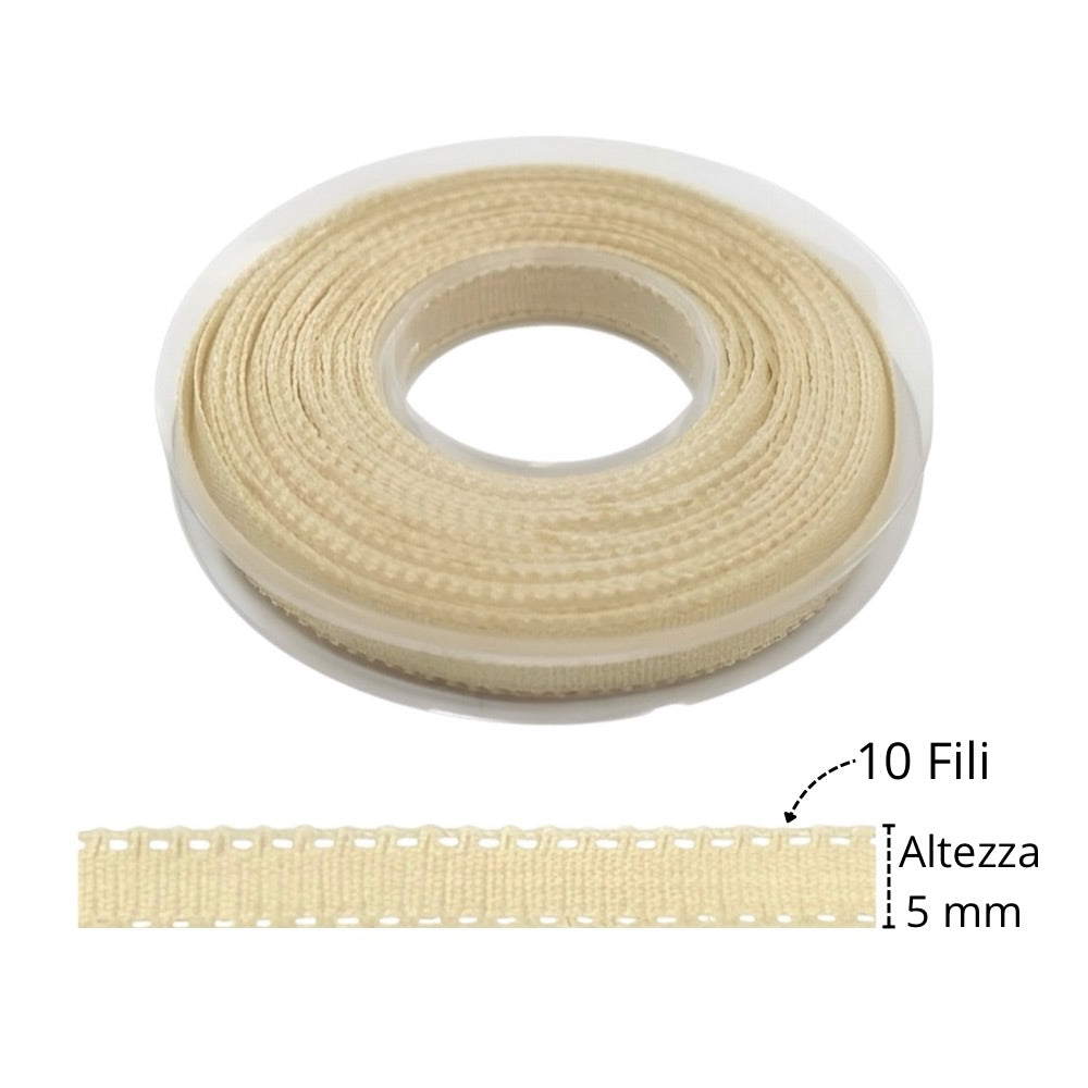 Trina rinascimento cotone 100% N 10 h mm 5 articolo 1174/10 metri 25