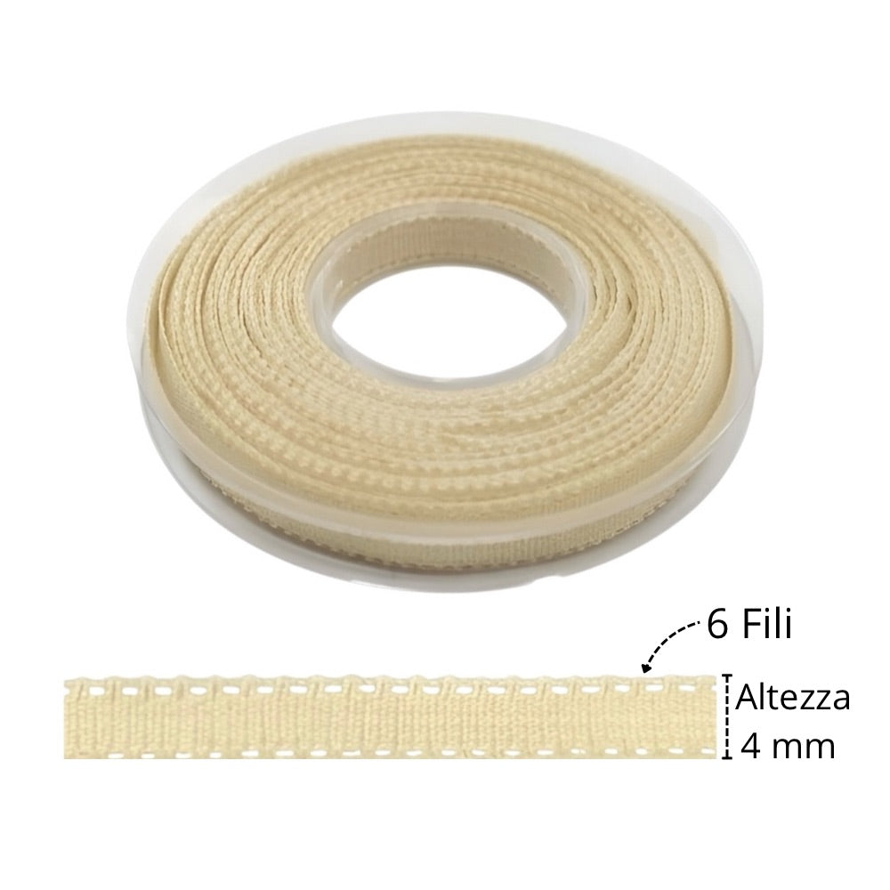 Lace renaissance cotton 100% N 6 h mm 4 article 1174/6 25 meters