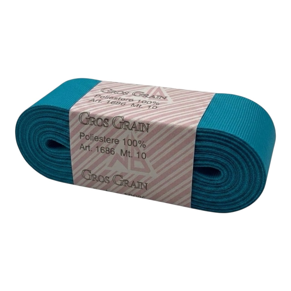 Gros grain n 9 h cm 4 100% polyester article 1686/9 10 meters