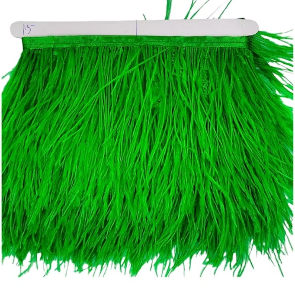 Ostrich fringe H cm 10 item Fm35140