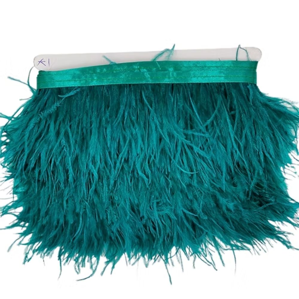 Ostrich fringe H cm 10 item Fm35140