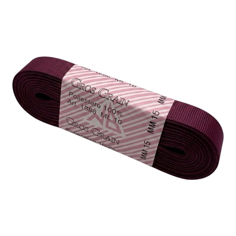 Gros grain n 3 h cm 1.5 100% polyester article 1686/3 10 meters