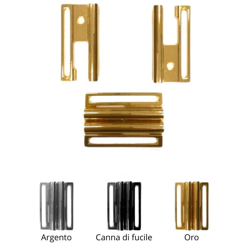 Agganciatura baionetta passo cm 5 in metallo articolo 894
