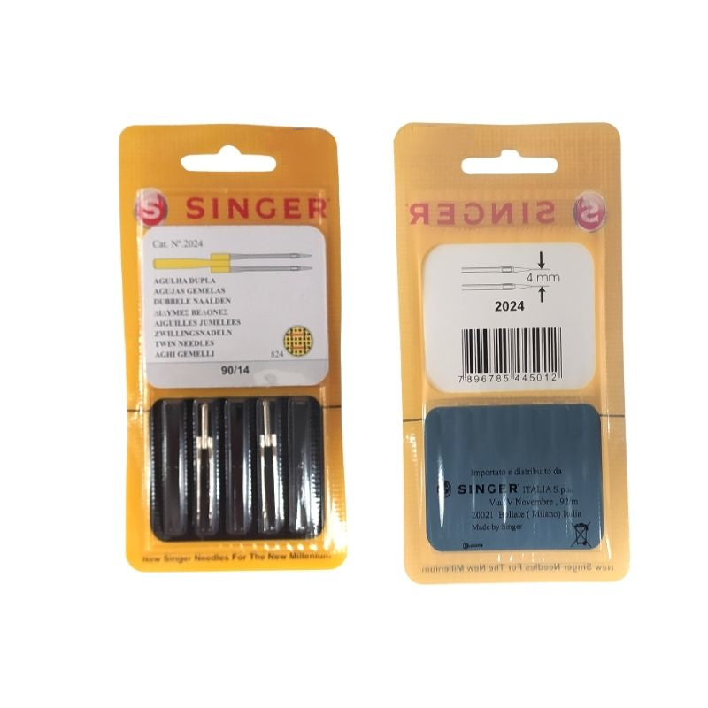 Twin machine needles width mm 4 item 2024 Singer pieces 2