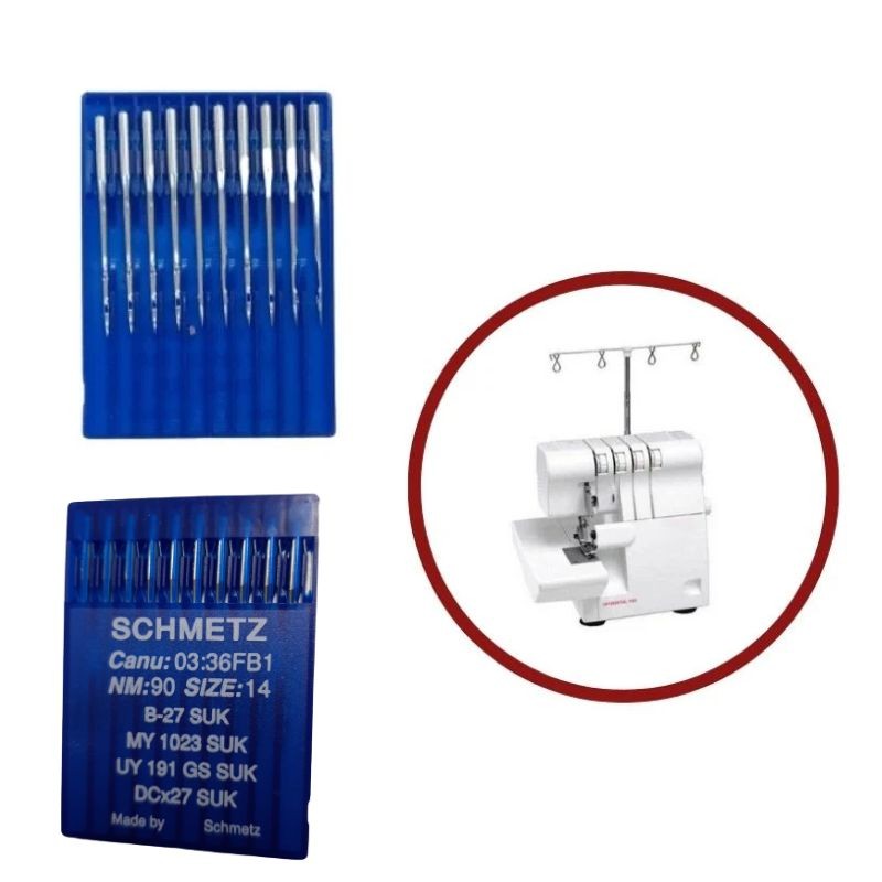 Industrial sewing machine needles, overlockers, item 03:36FB1 Schmetz, 10 pieces
