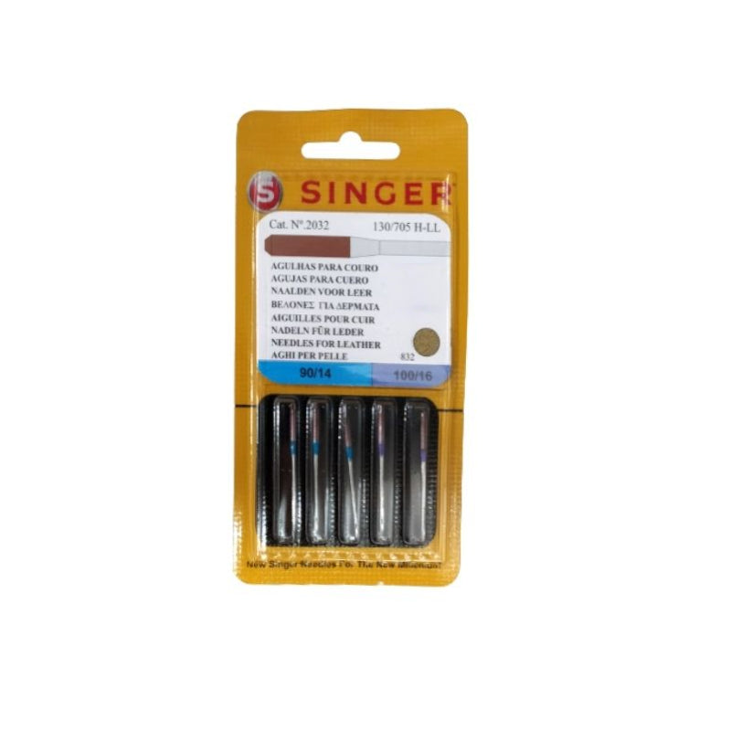Singer 2032 Leather Sewing Machine Needles, 5 Pieces