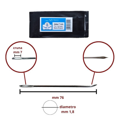 Aghi mano imballo articolo 2006/7/8 pezzi 5