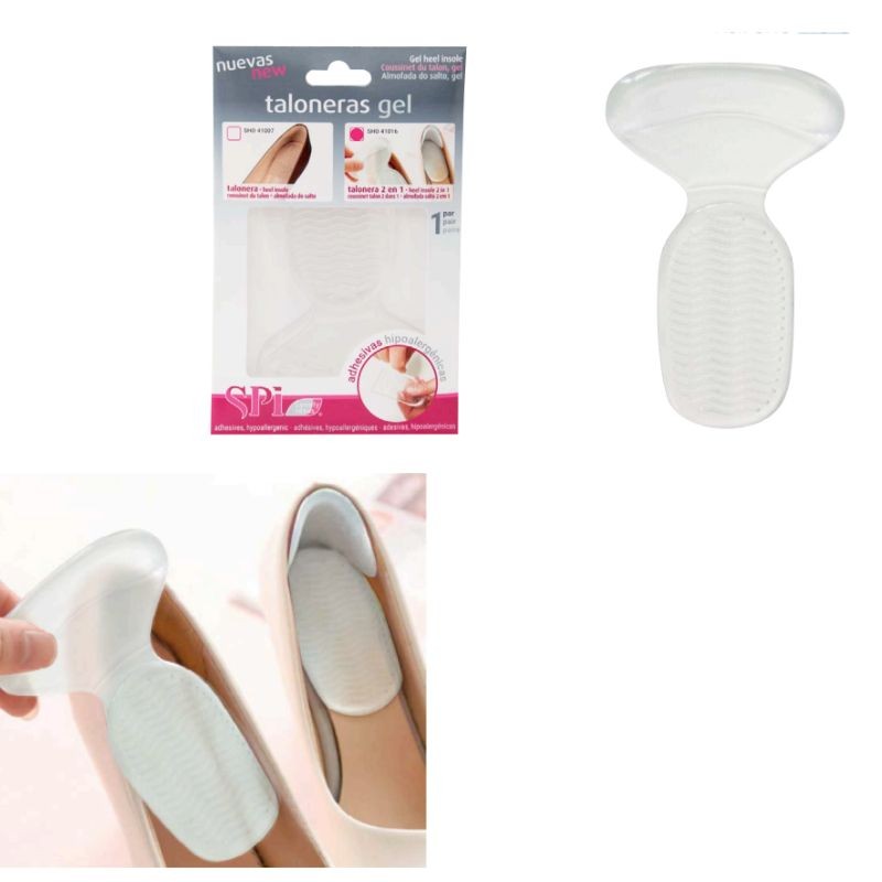 Heel lift and heel protector built into gel item 41016