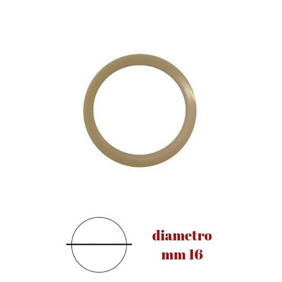 Anello per corsetteria ø mm 16 in plastica pezzi 25