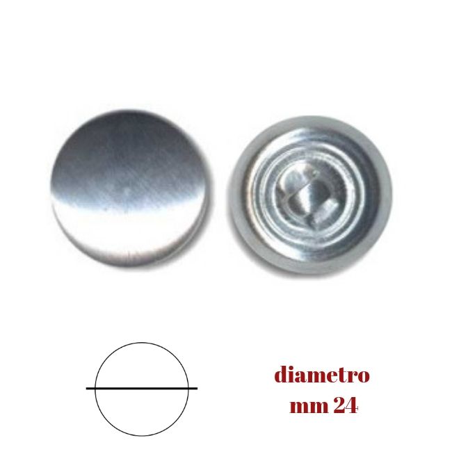 Button cores with shank ø mm 24 item 2030/6/24 pieces 100