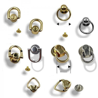 Applicazione ganci per borse in zama articolo FM0350 pezzi 12