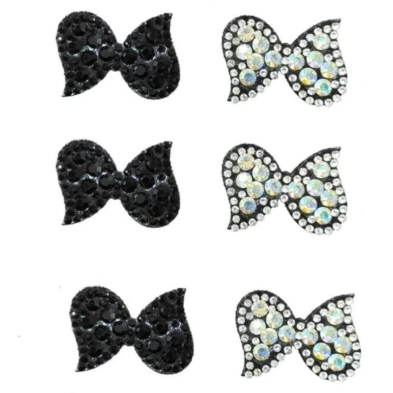 Iron-on application with rhinestones item APL00288 6 pieces