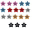 Iron-on application with rhinestones item APL00294 18 pieces