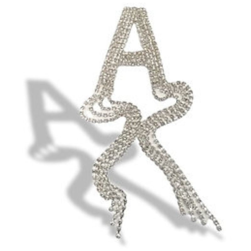 Applicazione termoadesiva la lettera " A " articolo FM9356