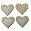 Iron-on fabric application item 01209 4 pieces