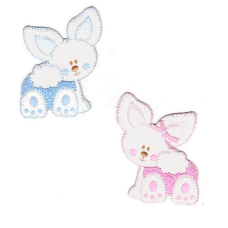 Iron-on fabric application item 01215 4 pieces