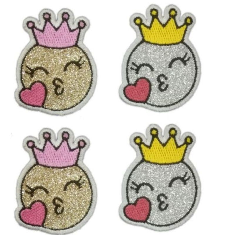 Iron-on application for fabric item 027/A 4 pieces