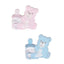 Iron-on application for fabric item 050/B, 3 pieces