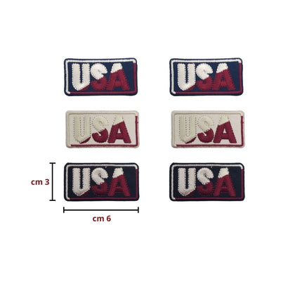 Applicazione termoadesiva tessuto articolo 162/A pezzi 6