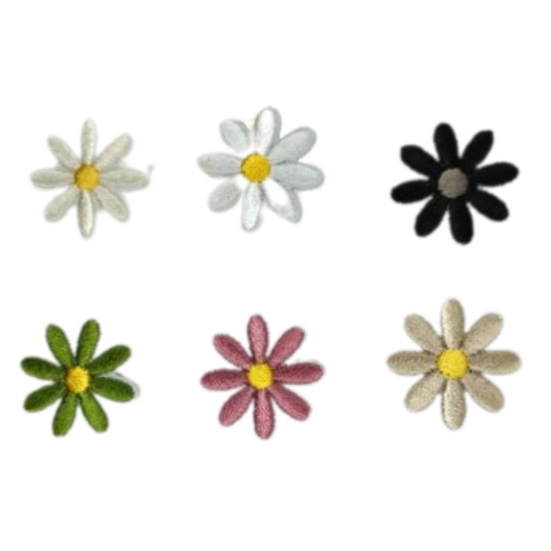 Iron-on fabric application item 5622 6 pieces