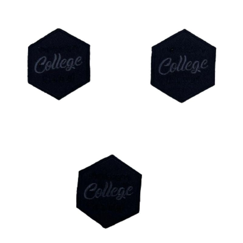 Applicazione termoadesiva tessuto articolo 694/A pezzi 3