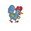 Iron-on fabric application item 8027 3 pieces