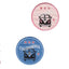 Iron-on fabric application item 8091 2 pieces