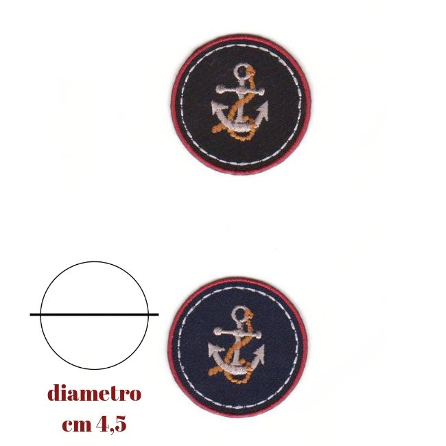 Applicazione termoadesiva tessuto articolo 8451 pezzi 3