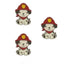 Iron-on application for fabric item 883/A 3 pieces