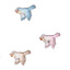 Iron-on fabric application item 9054 6 pieces