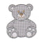 Iron-on fabric application item 9427 4 pieces