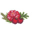 Iron-on fabric application item APFU00128 3 pieces
