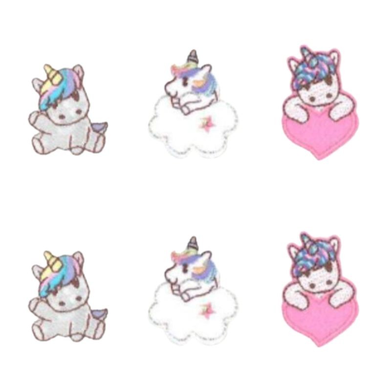 Applicazione termoadesiva tessuto articolo App01604 pezzi 6