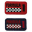 Iron-on fabric application item APU00224 6 pieces