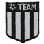 Iron-on fabric application item APU00232 6 pieces