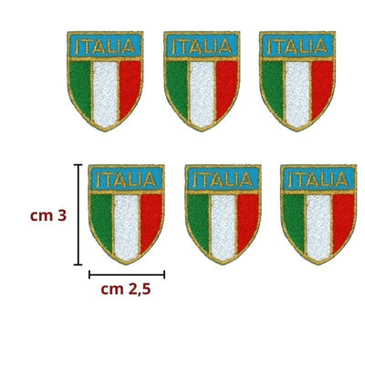 Applicazione termoadesiva tessuto articolo APU01712 pezzi 6