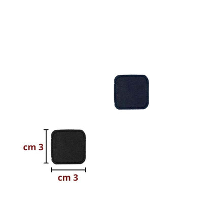 Iron-on fabric application item APU01943 12 pieces