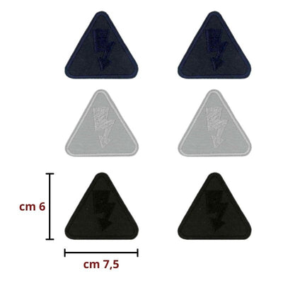 Applicazione termoadesiva tessuto articolo APU02017 pezzi 6