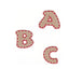 Iron-on application fabric article Let velvet pieces 6