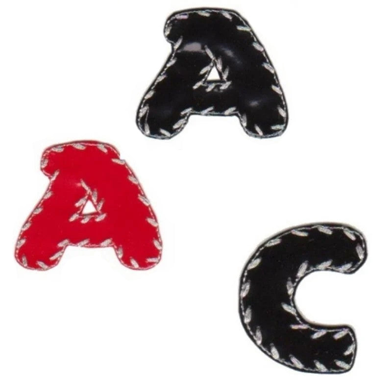 Applicazione termoadesiva tessuto articolo Let vernice pezzi 6
