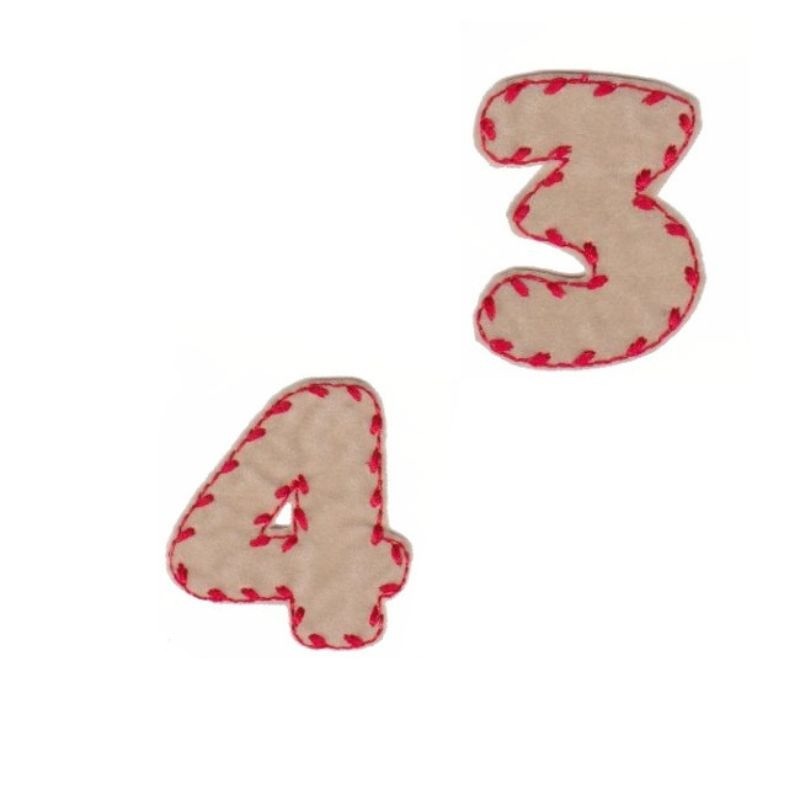 Iron-on application fabric item number velvet pieces 6
