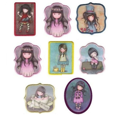 Applicazione termoadesiva tessuto Gorjuss Santoro articolo 3463 pezzi 8